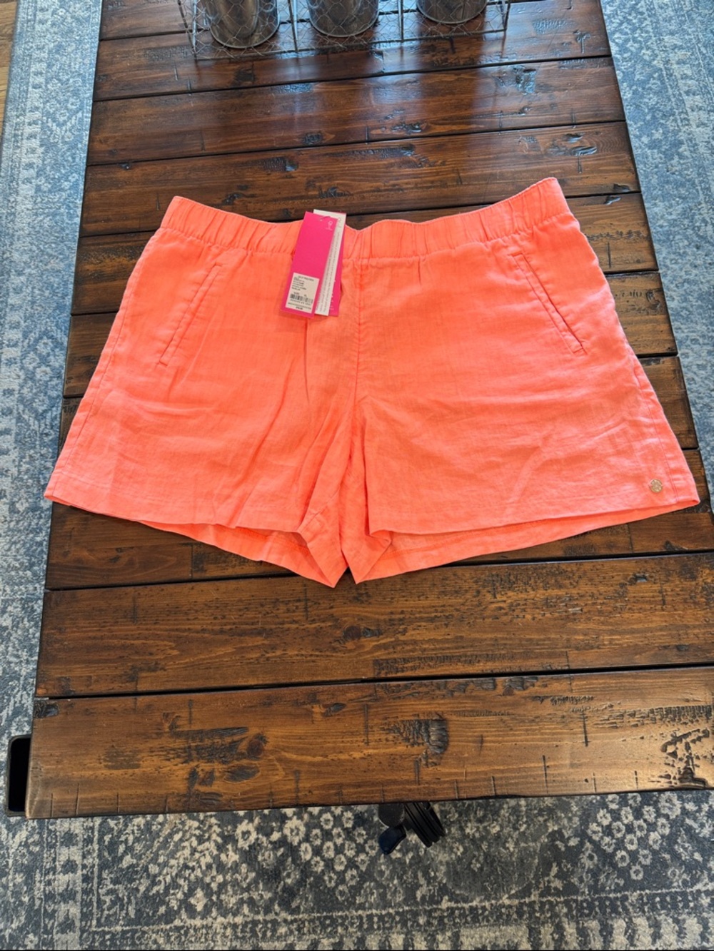 NWT Lilly Pulitzer Linen Shorts XL